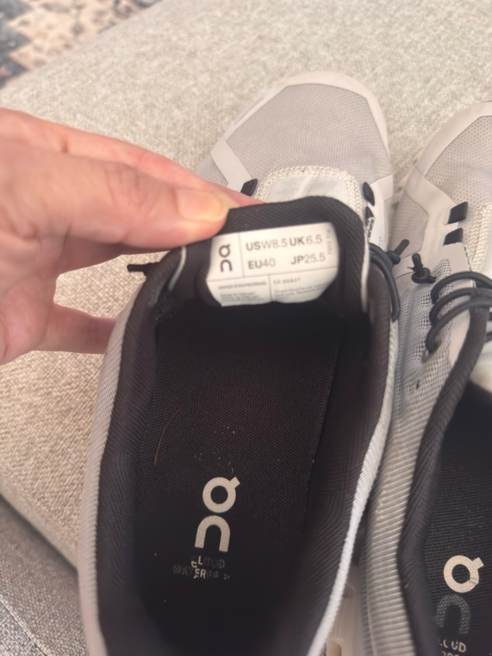 On Cloud 5 Waterproof Women’s Sneakers Size 8.5 - Picture 9 of 9